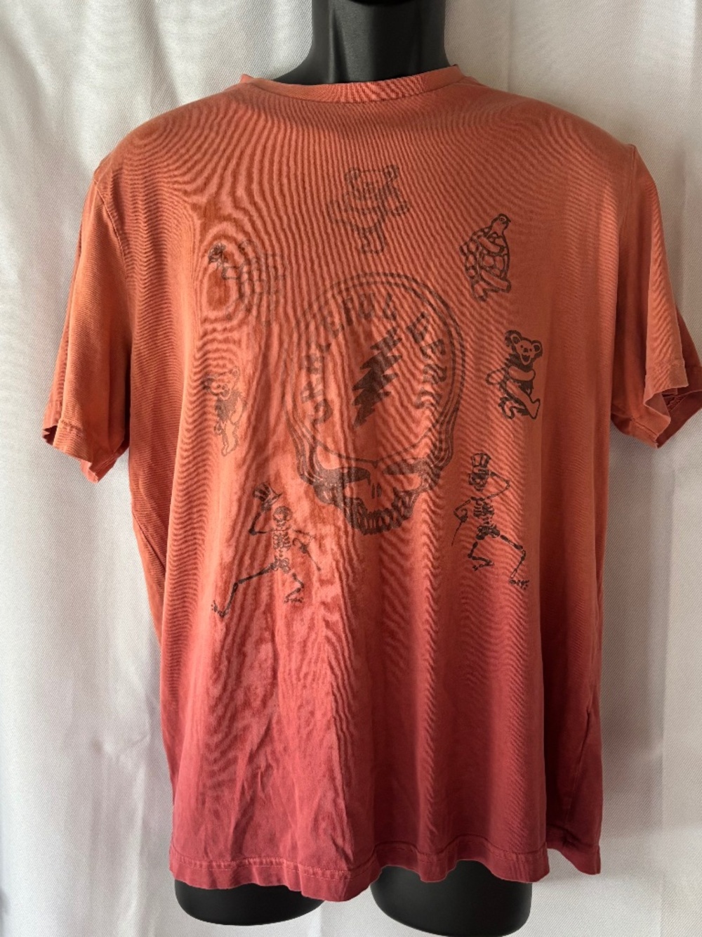 Grateful Dead T-shirt American Eagle Outfitters Tailgate Orange 2021 Men Size M